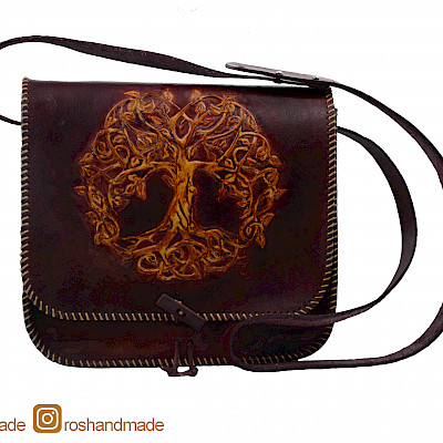 Tree of life leather purse best sale