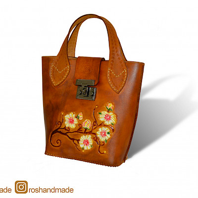 Magnolia Tote Bag | Sweet Papaya Arts